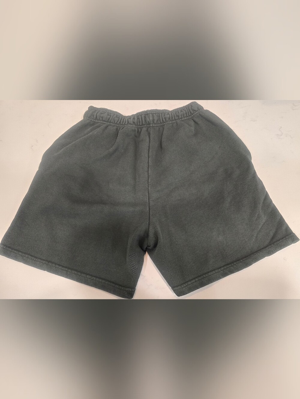 ERIC EMANUEL - EE FRENCH TERRY BASIC SWEATSHORTS - Dark Grey/Washed Black - Picture 5 of 7